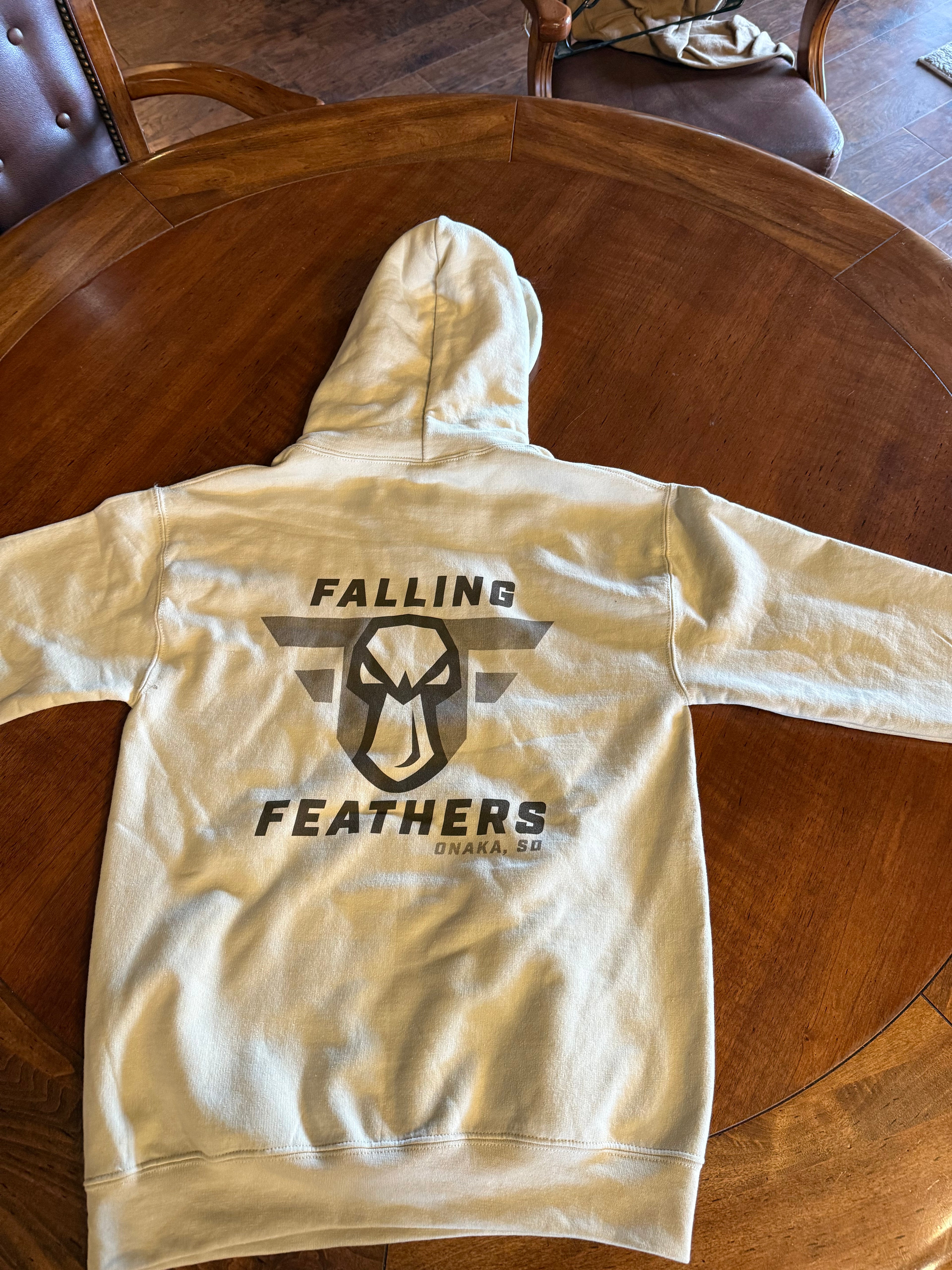 Cream Logo Hoodie