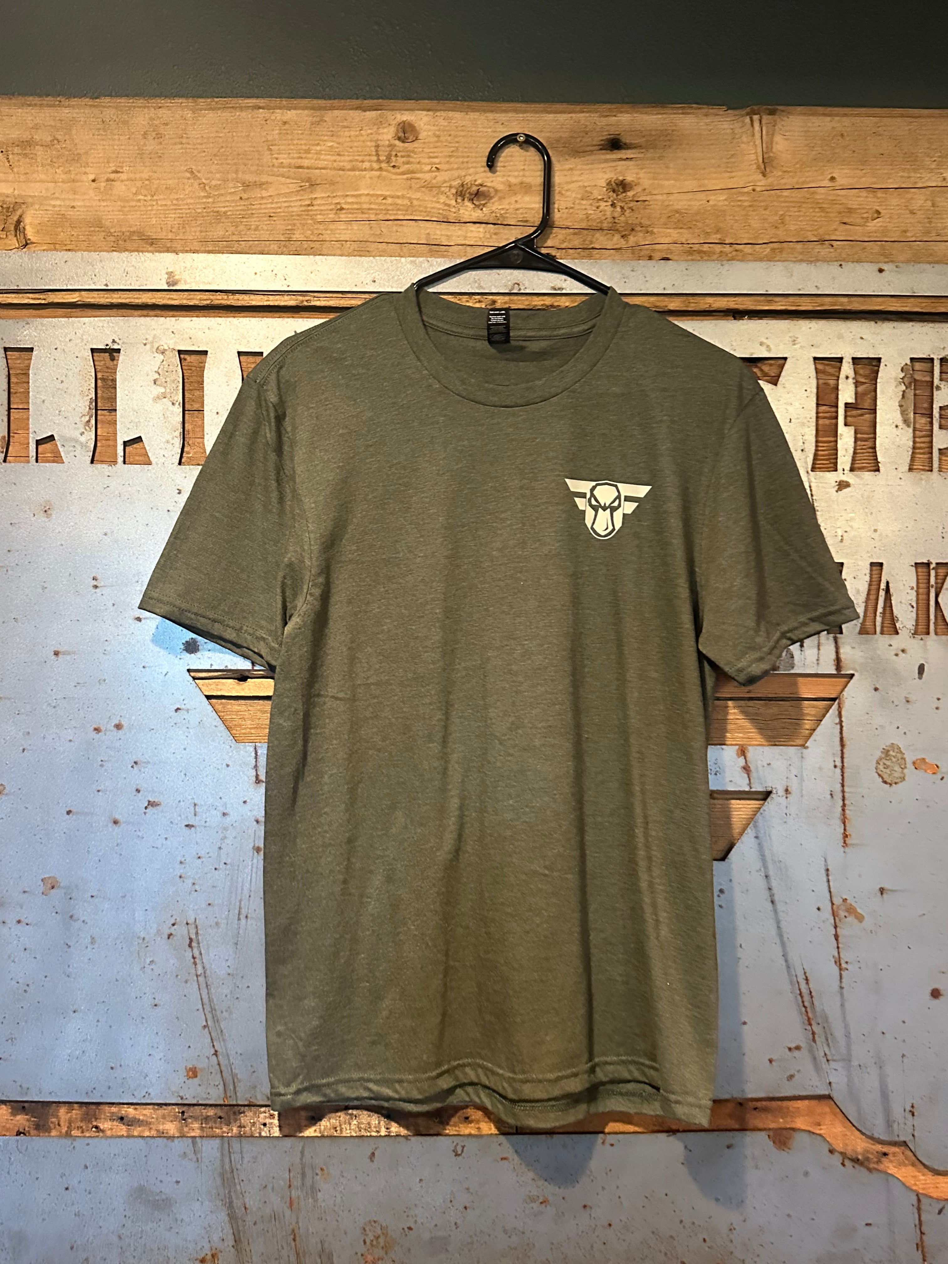Sage Green Pheasnat Flag Tee